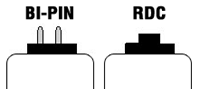 bi pin and rdc lamp connectors