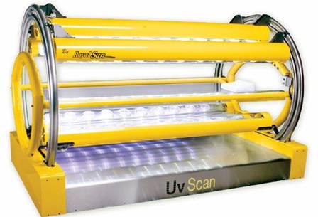this is a picture of a high pressure tanning bed