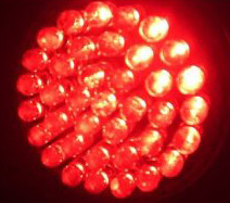 this is a red LED light bulb which promotes collagen and anti-aging, click here to buy